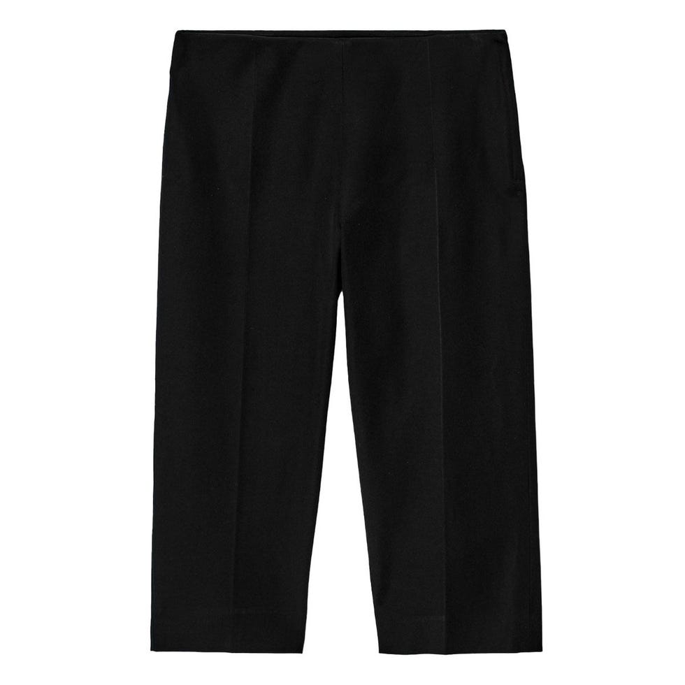 Cotton-Blend Capri Pants