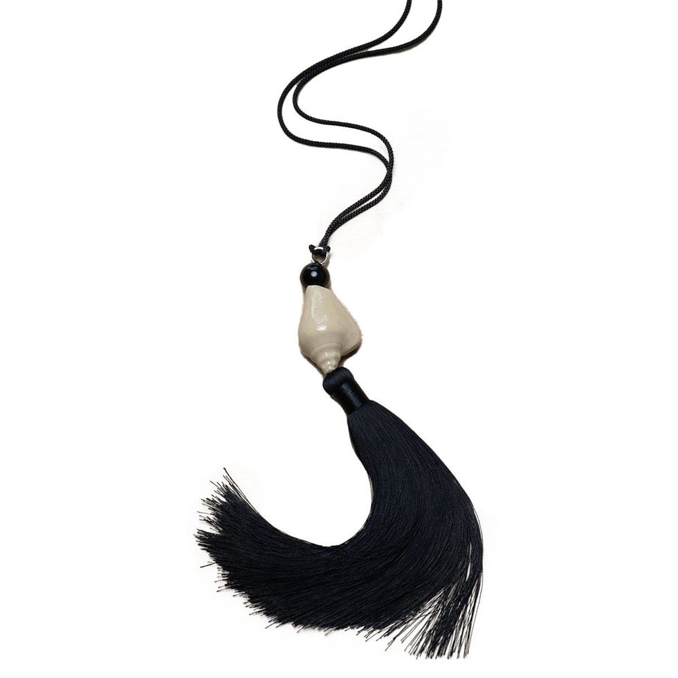Carina Nicklas Shell Tassel Necklace