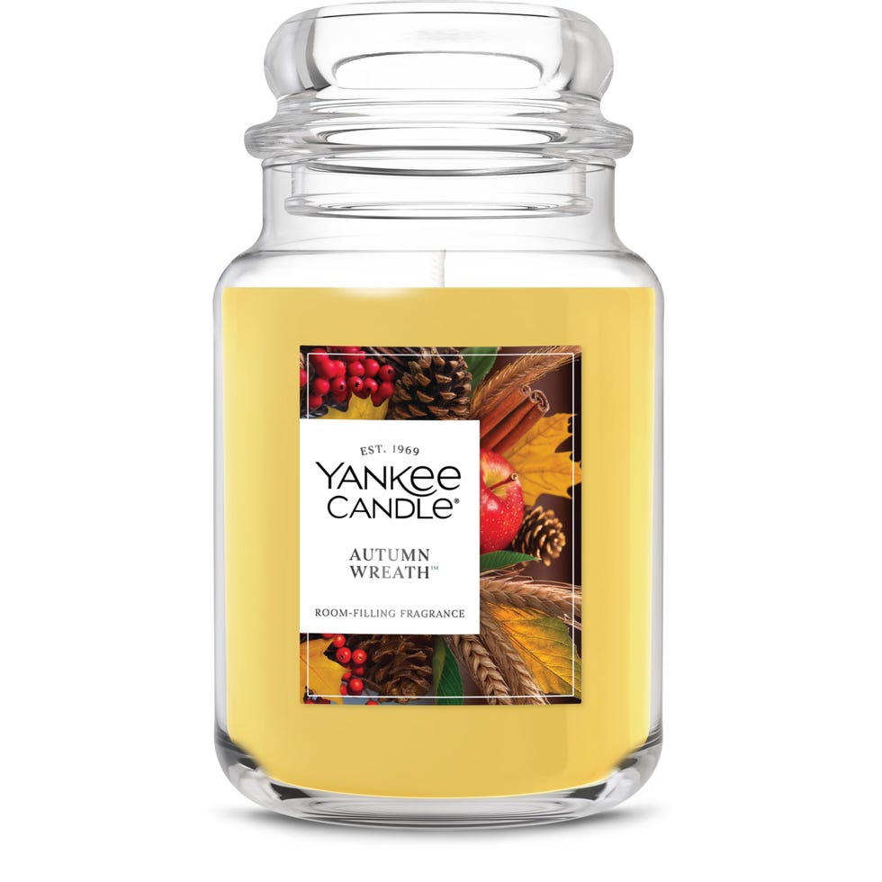 Autumn Wreath Large Jar Candle
