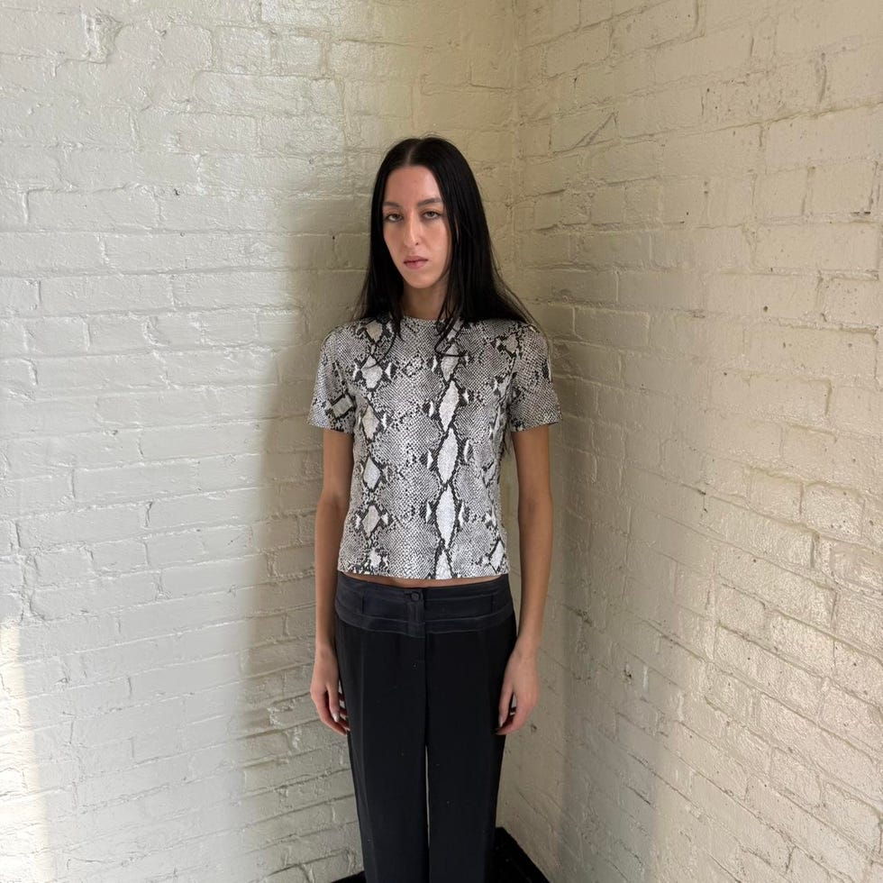Gray and Black T-shirt