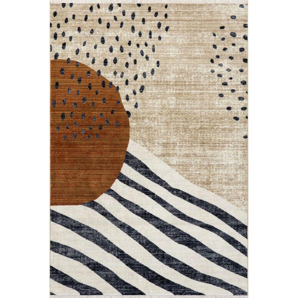 Manaslu Sunrise Fringed Multi Area Rug