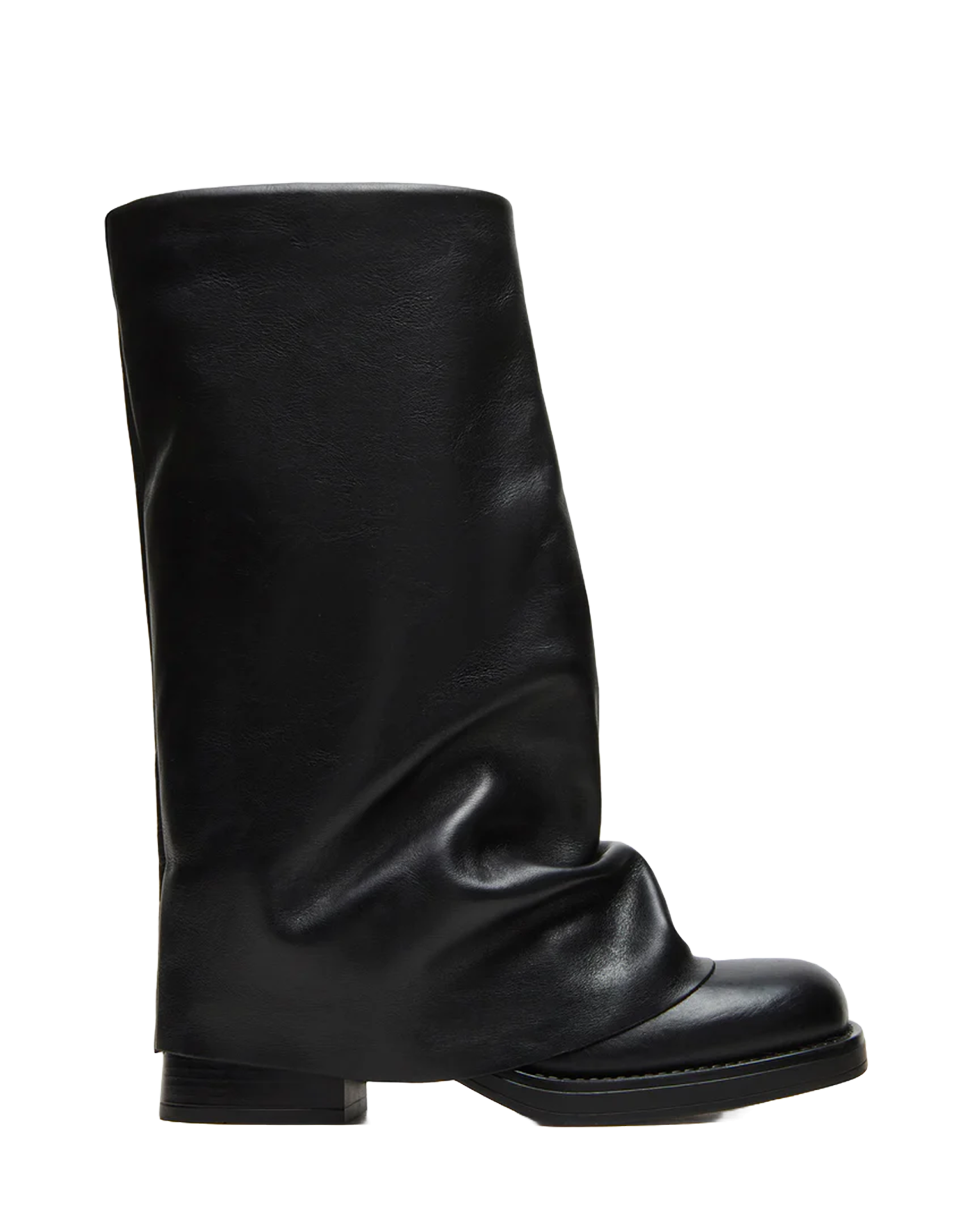 Benton Black Leather