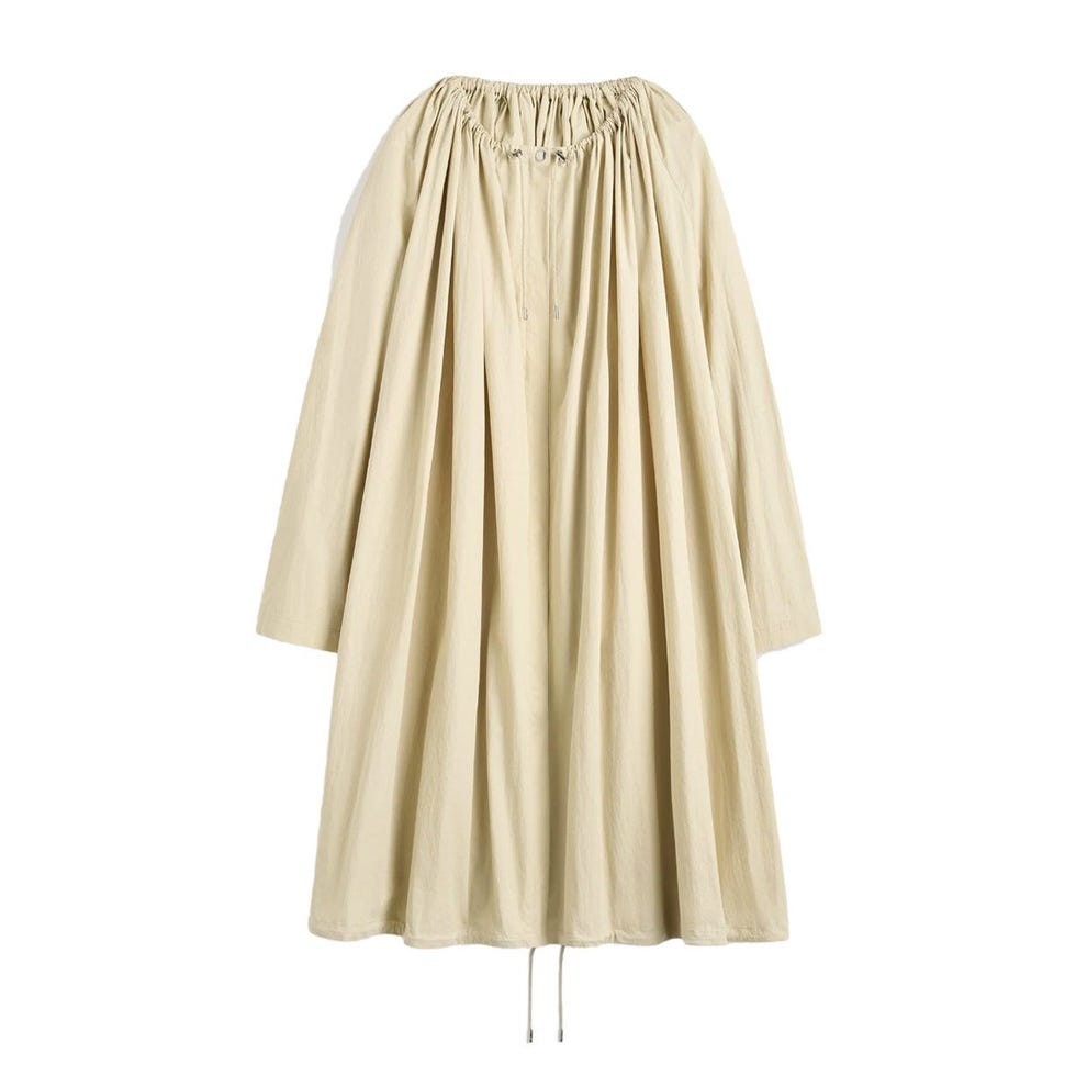 Gathered Parachute Coat