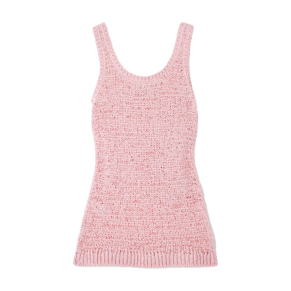 Open Knit Tank Top