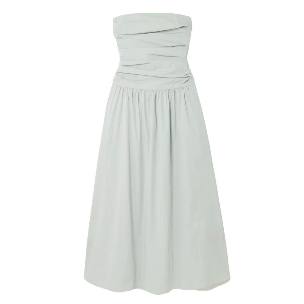 Strapless Tie Dress