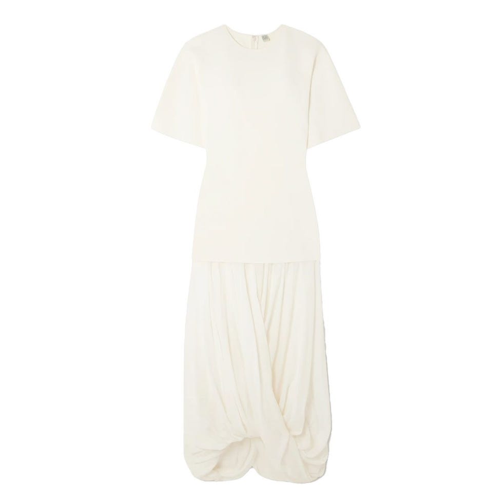 Cocoon Draped Dress
