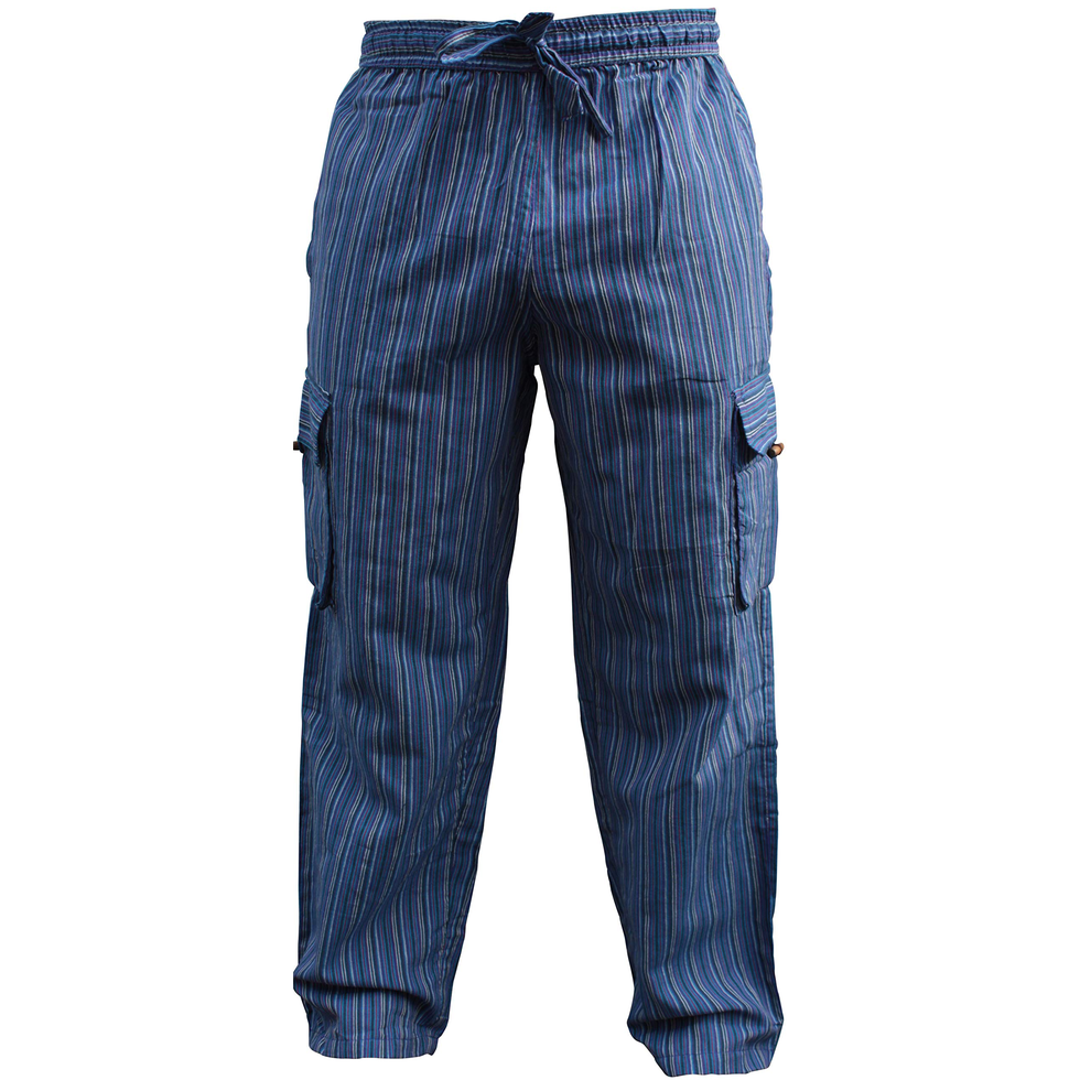 Striped Cargo Pants