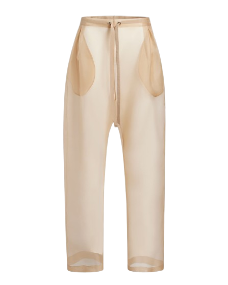 Trenton – Transparente Hose mit Kordelzug