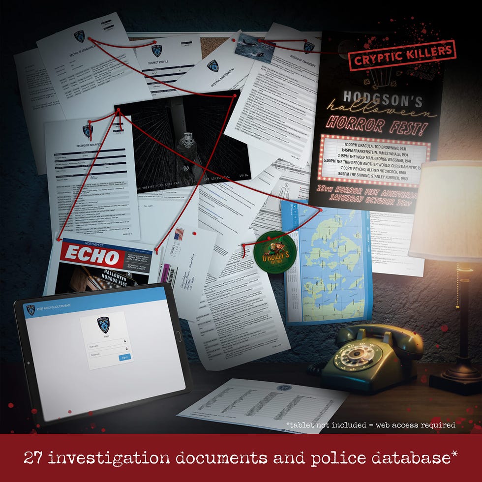 Unsolved Murder Mystery Game