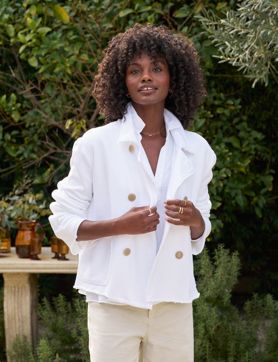 Cropped Peacoat