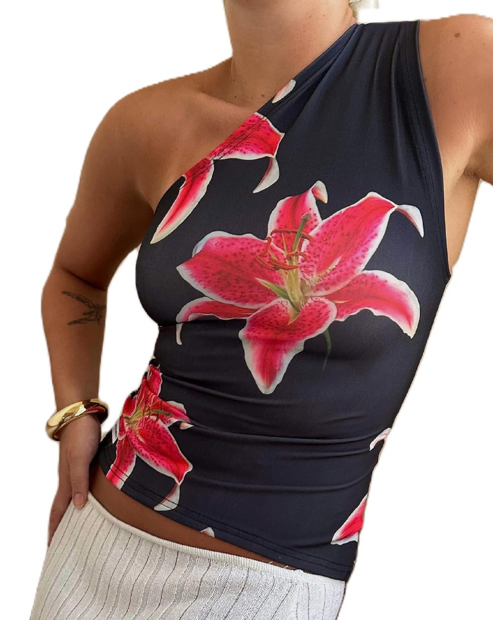 One Shoulder Tank Top