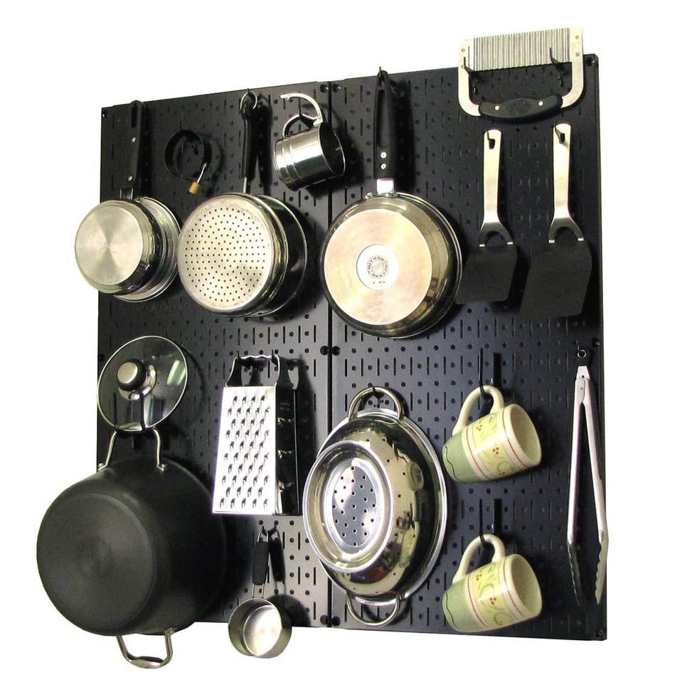 Wall Control Kitchen Pegboard Organizer