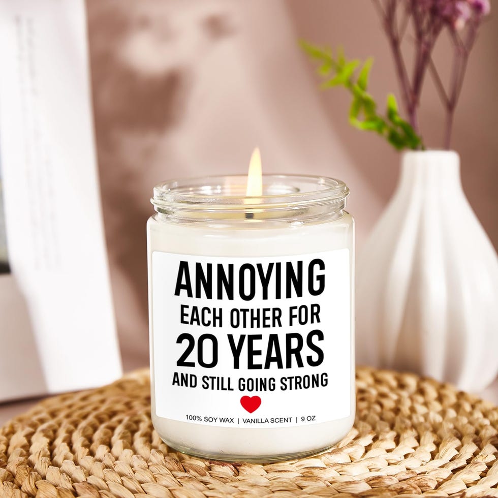 20th Anniversary Funny Scented Candle