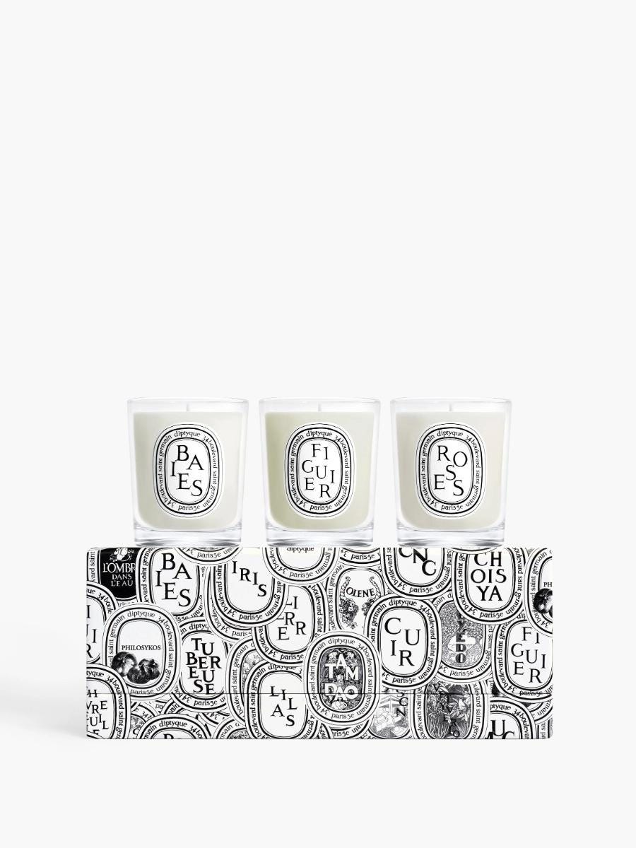 Set van 3 kleine kaarsen