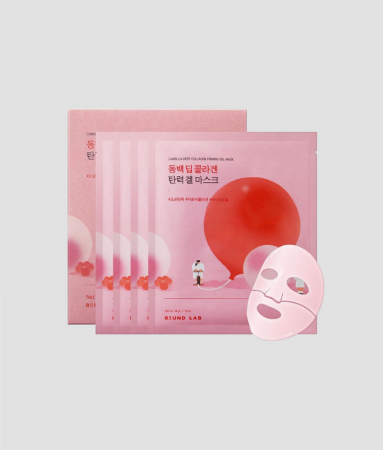 Masque gel raffermissant au collagène profond Camellia
