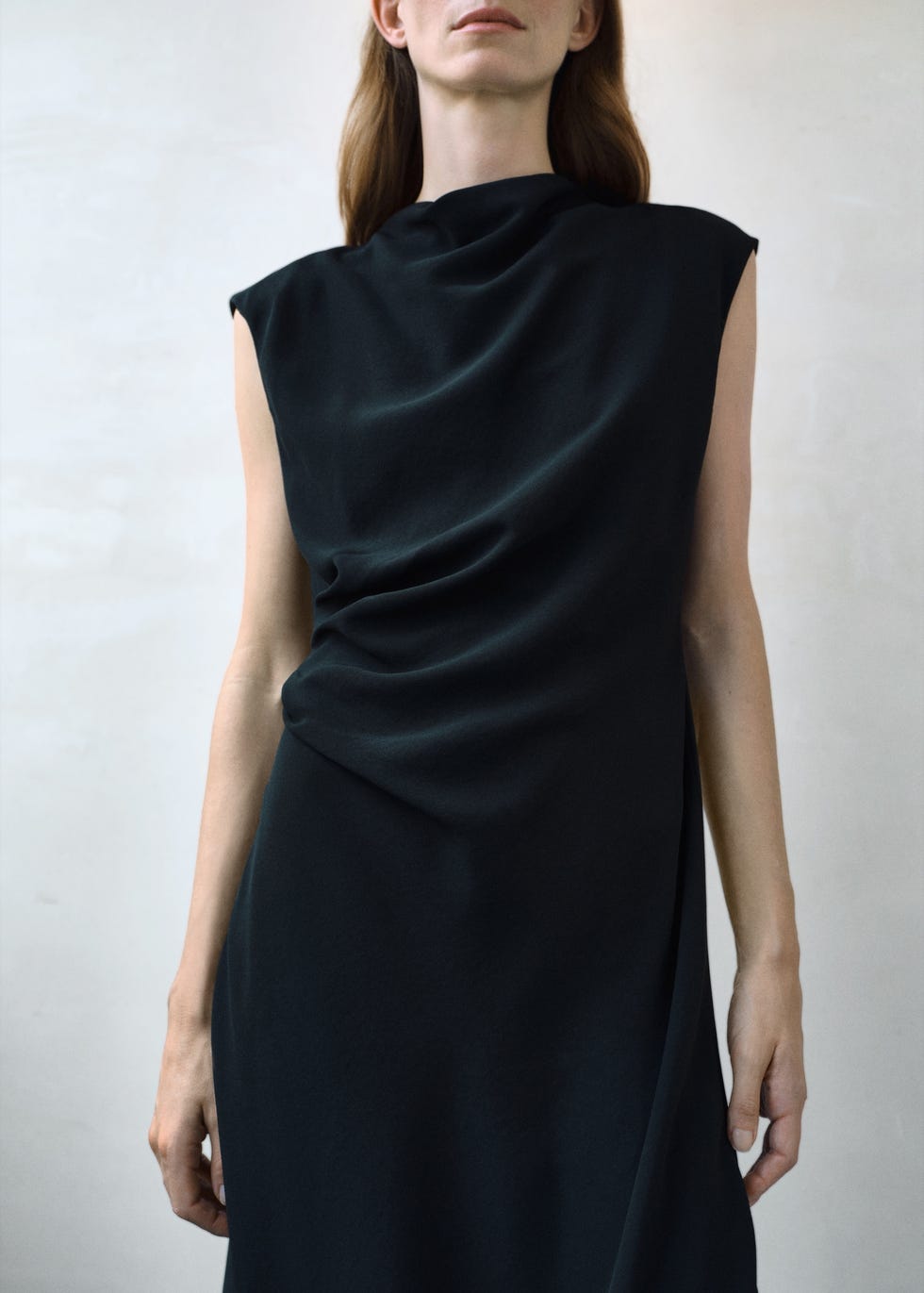 Ruched midi dress