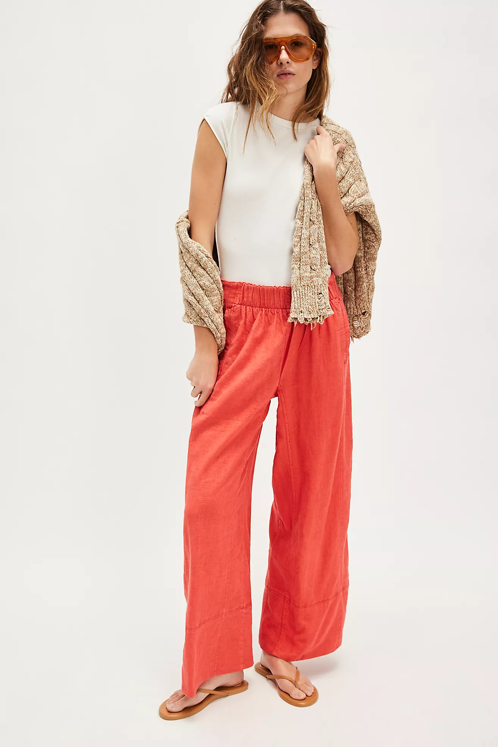 Day’s End Linen Pull-On Pants