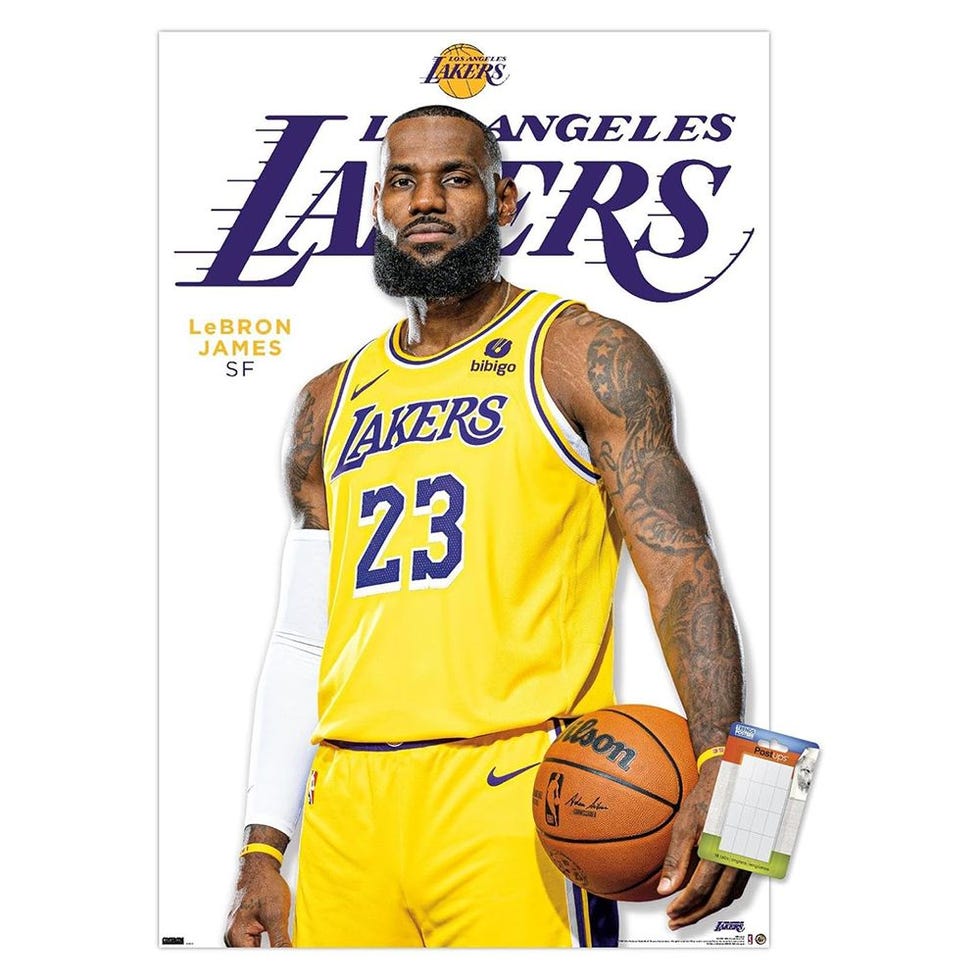 Los Angeles Lakers LeBron James Wall Poster