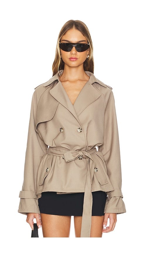 Kurzer Trenchcoat
