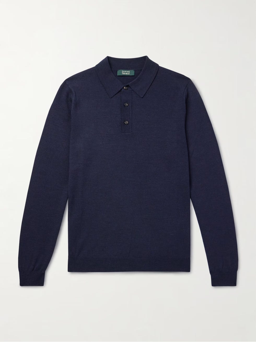 Virgin Wool Polo Shirt