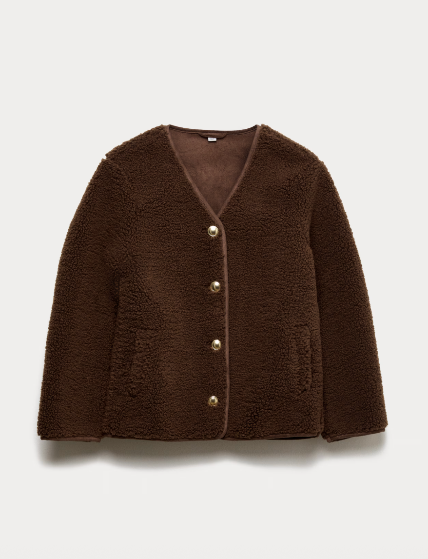 The Borg One...Gold Button Relaxed Jacket 