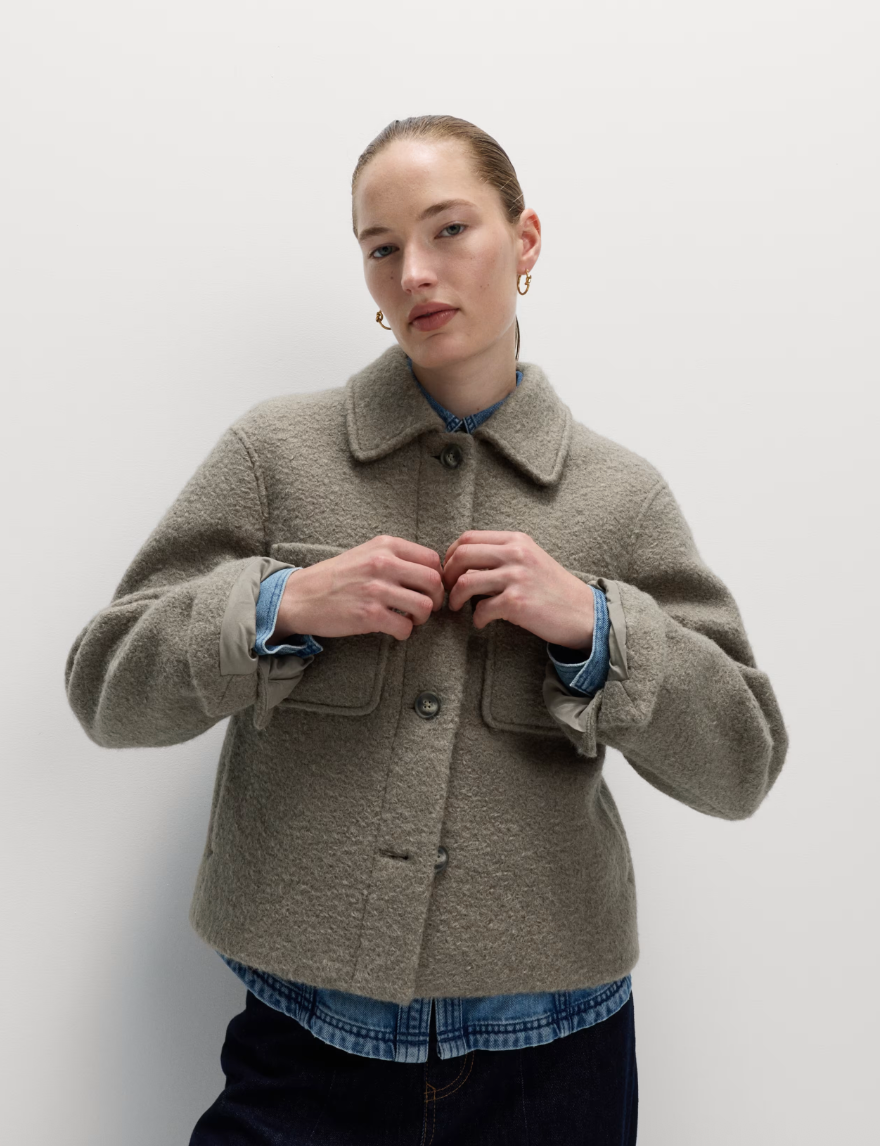 The Everyday One... Collared Bomber Jacket