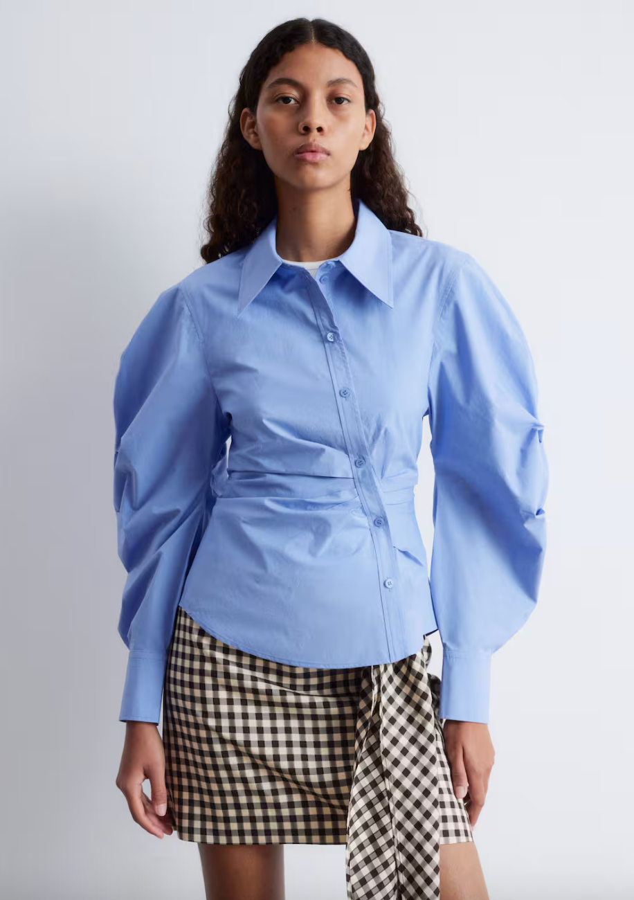 Asymmetrical Cotton Shirt