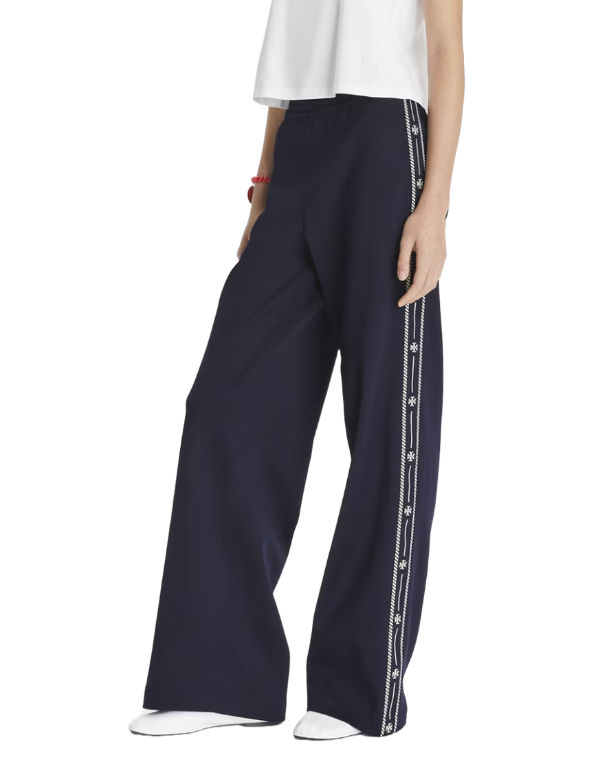 Embroidered Logo Nylon Track Pant