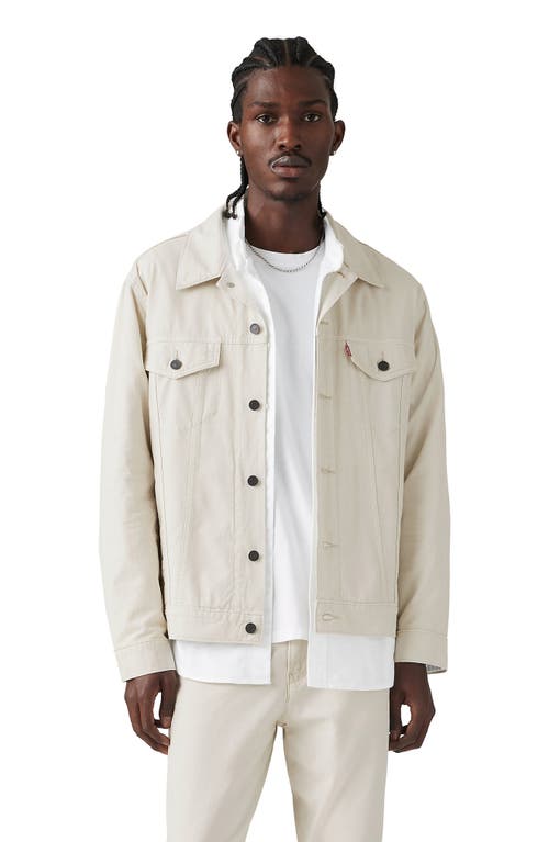 Cotton & Linen Trucker Jacket