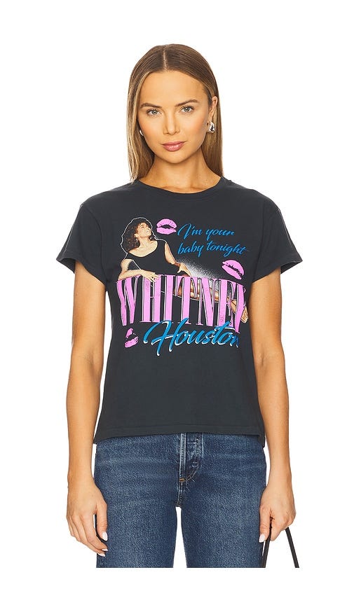 Whitney Houston Your Baby Tonight Tour Tee