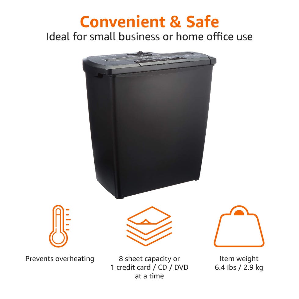 Amazon Basics 7-8 Sheet Shredder