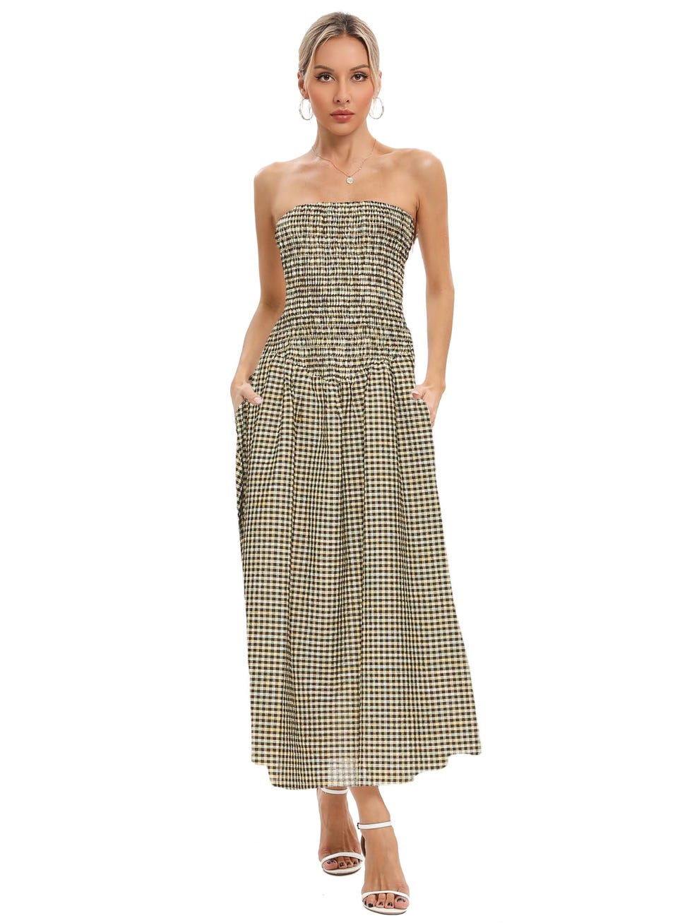 Strapless Tube Maxi Dress 