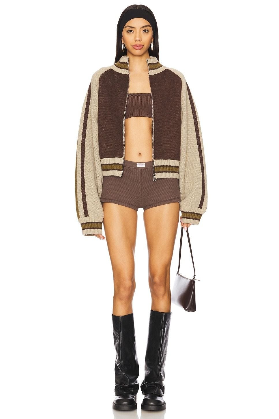 Knitted Bomber
