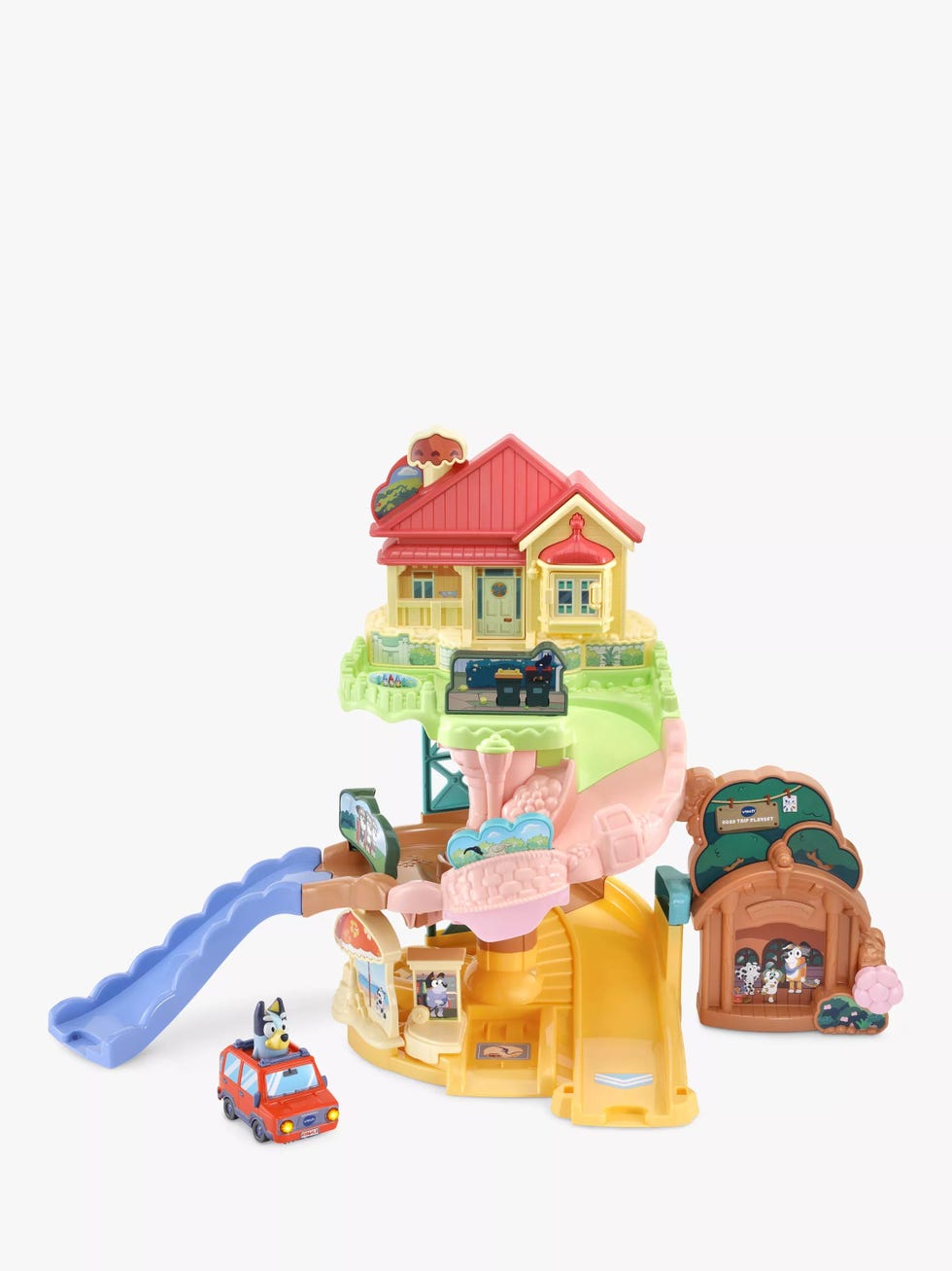 VTech Toot-Toot Drivers Bluey Satnav Road Trip Playset