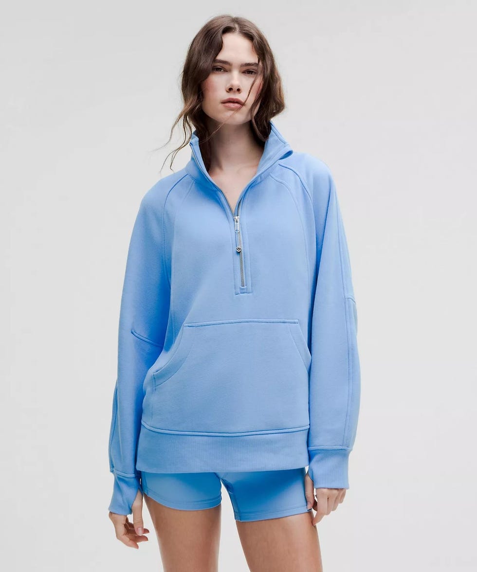 Scuba Oversized Funnel-Neck Half Zip