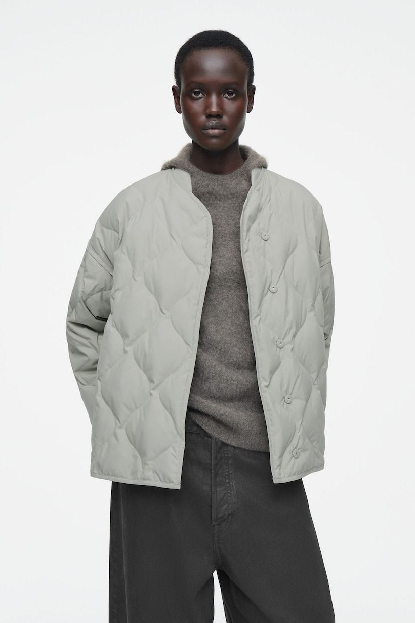 Oversized Quilted Jacket 