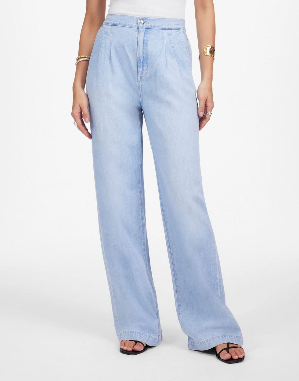 Airy Denim Harlow Wide-Leg Jean