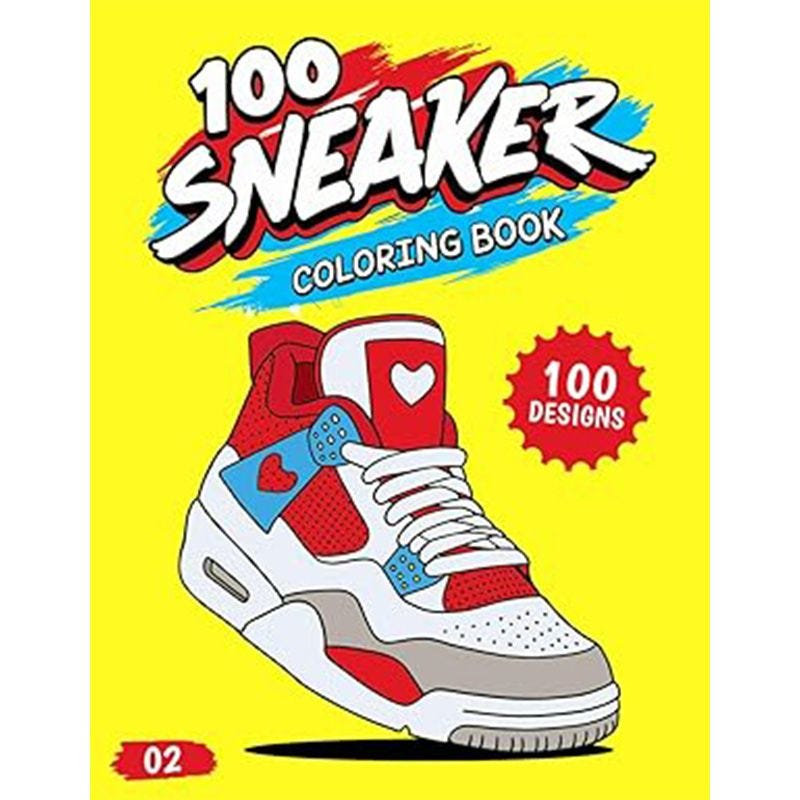 100 Sneaker-Malbuch