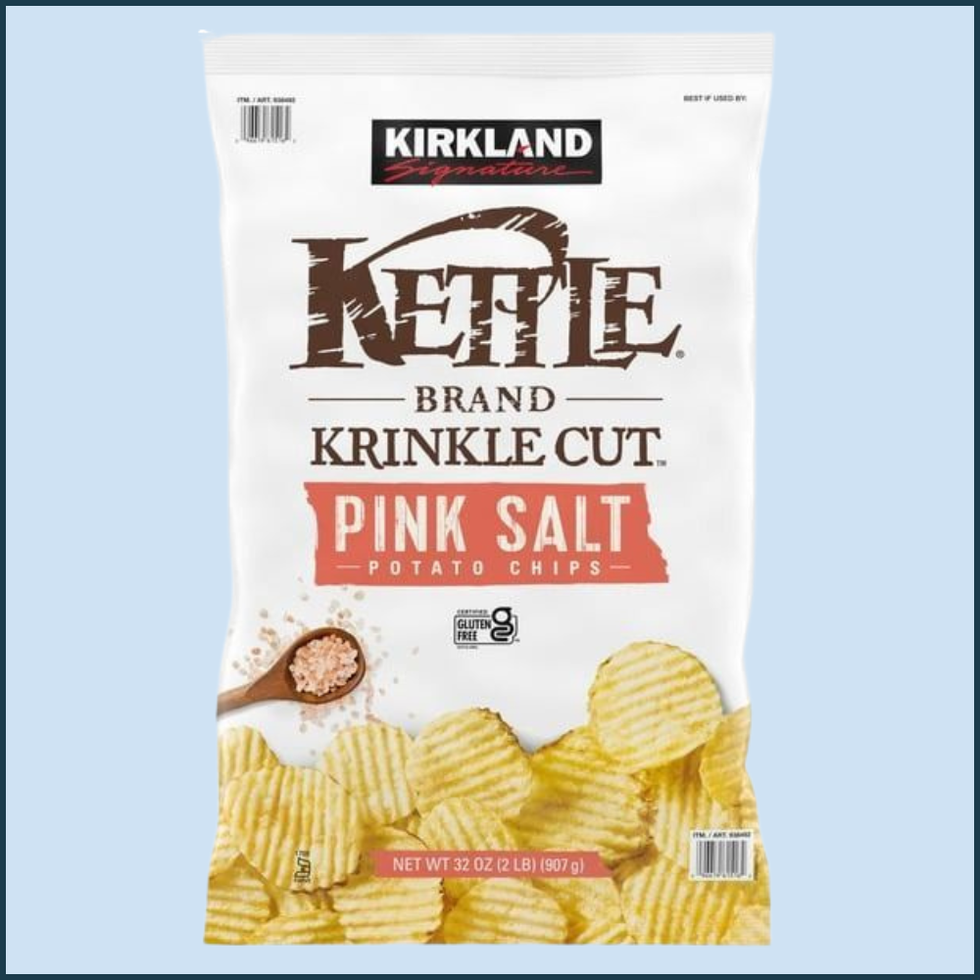 Krinkle Cut Pink Salt Kettle Chips