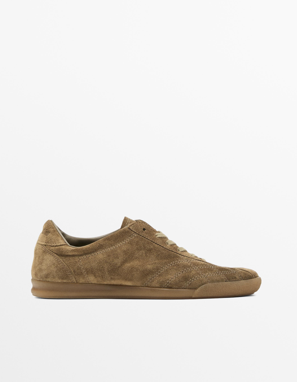 split suede trainers