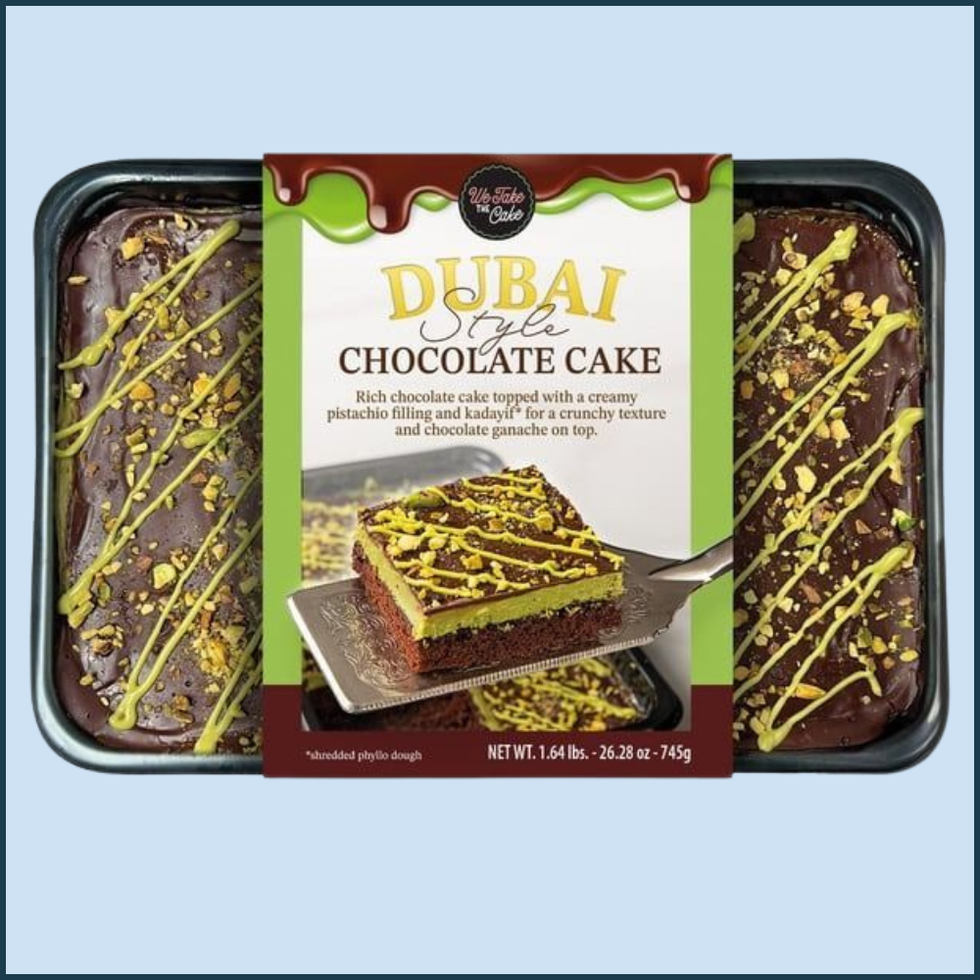 Dubai-Style Chocolate Cake