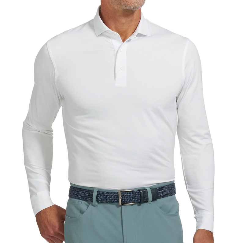 Quest Long-Sleeve Ventilated Performance Polo Shirt