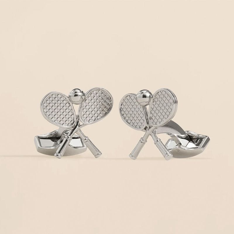 Tennis Cuff Links Tennis Cuff Links