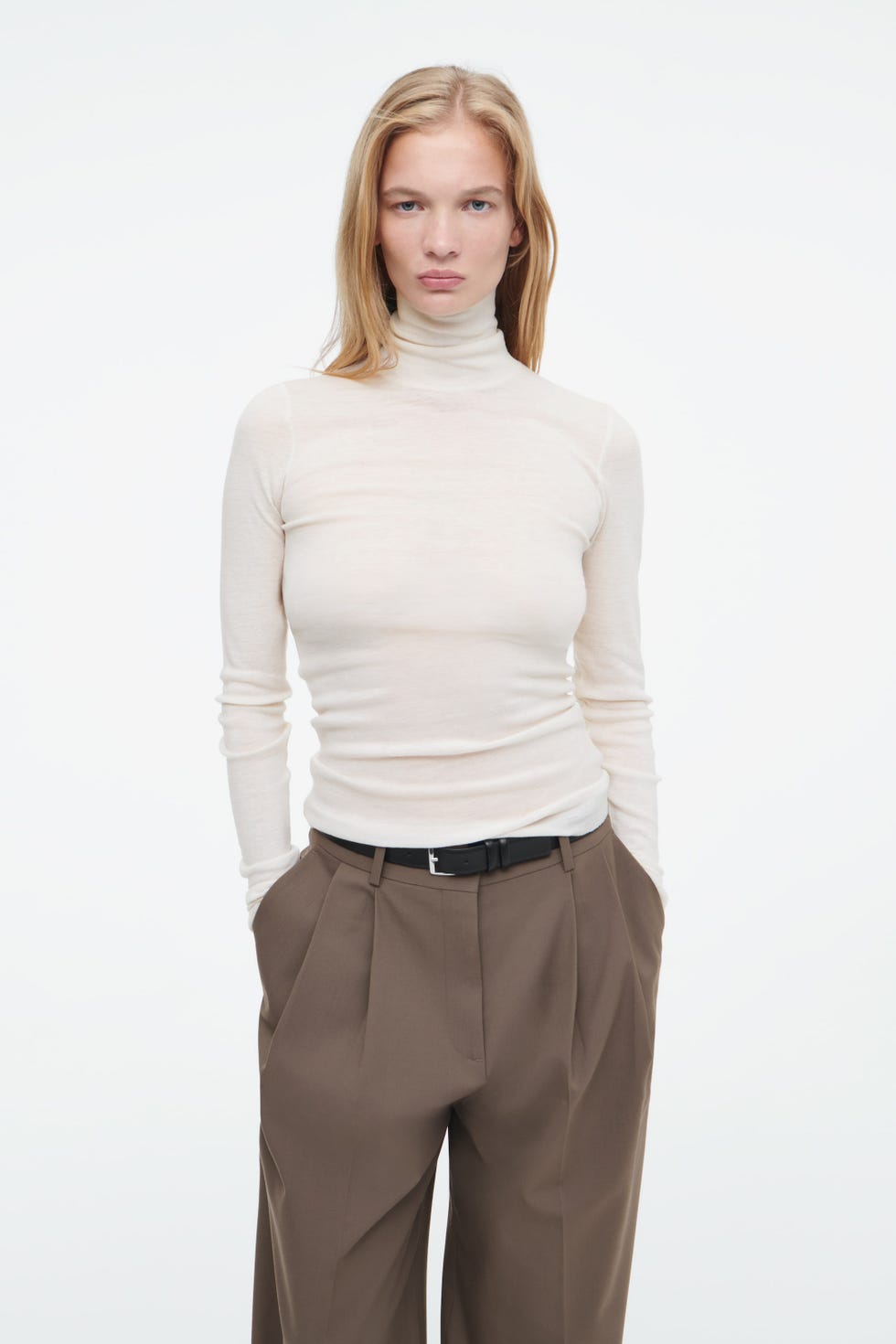 Merino Turtleneck Top