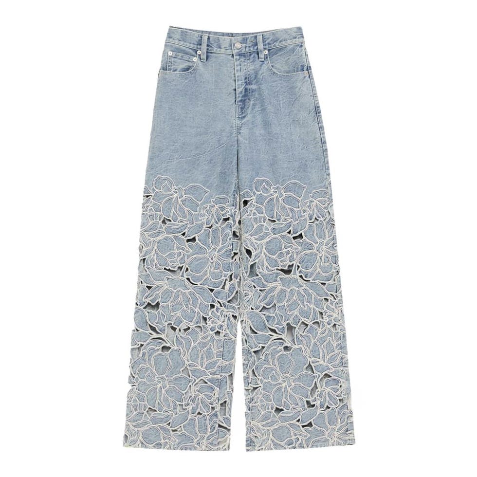 Betty Floral Embroidered Straight-Leg Jeans