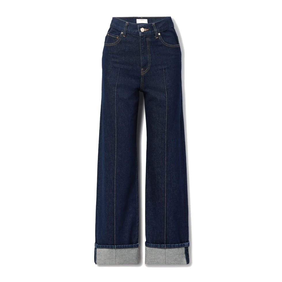 The Genevieve High-Rise Wide-Leg Jeans