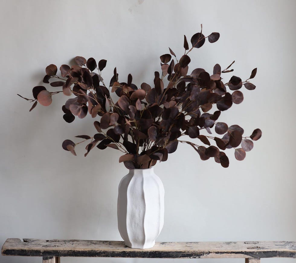 Artificial Eucalyptus Leaf Branch