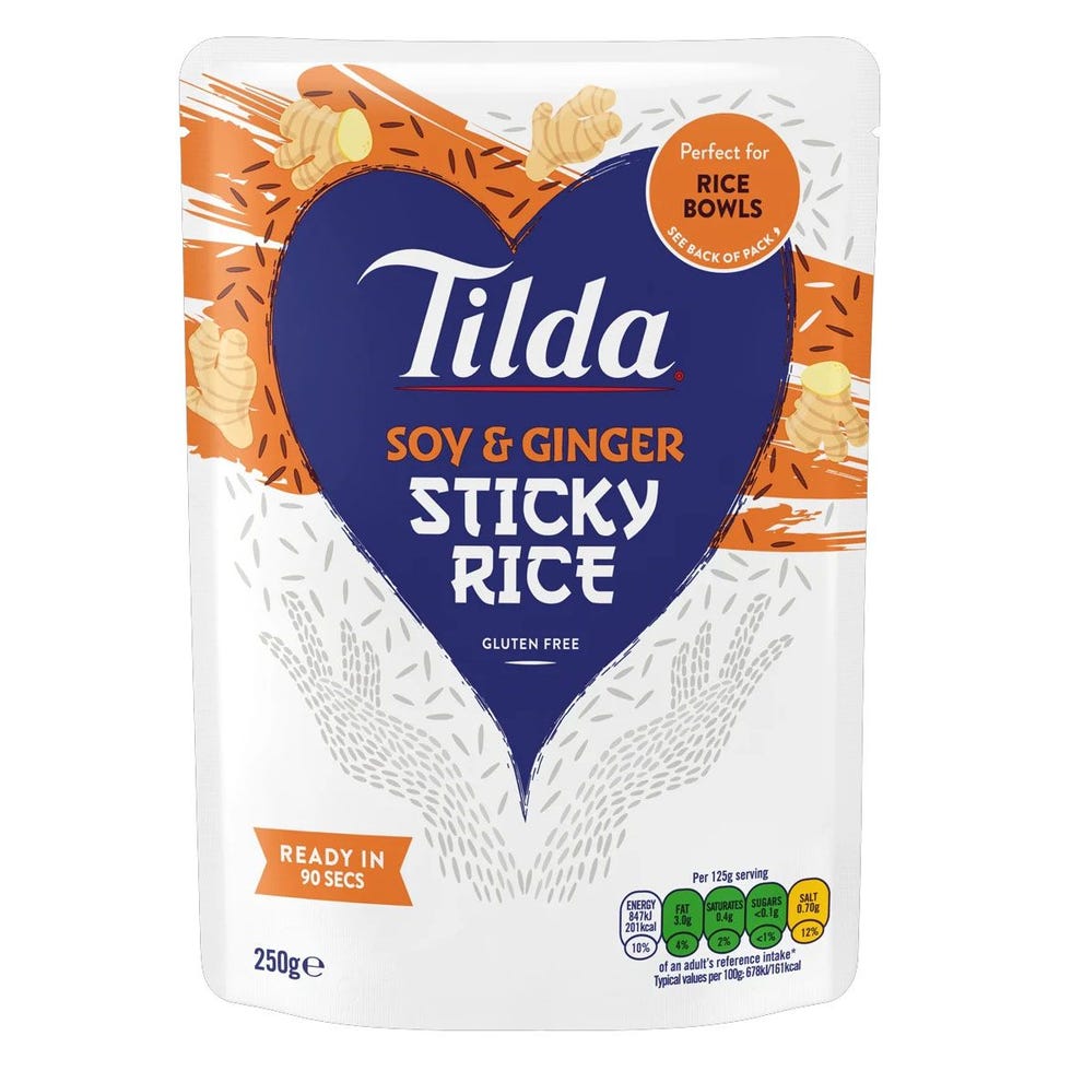 Soy & Ginger Sticky Medium Grain Rice (6 pouches)