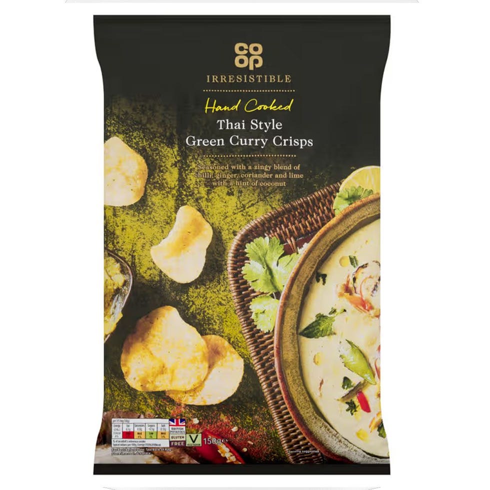 Irresistible Thai Style Green Curry Crisps