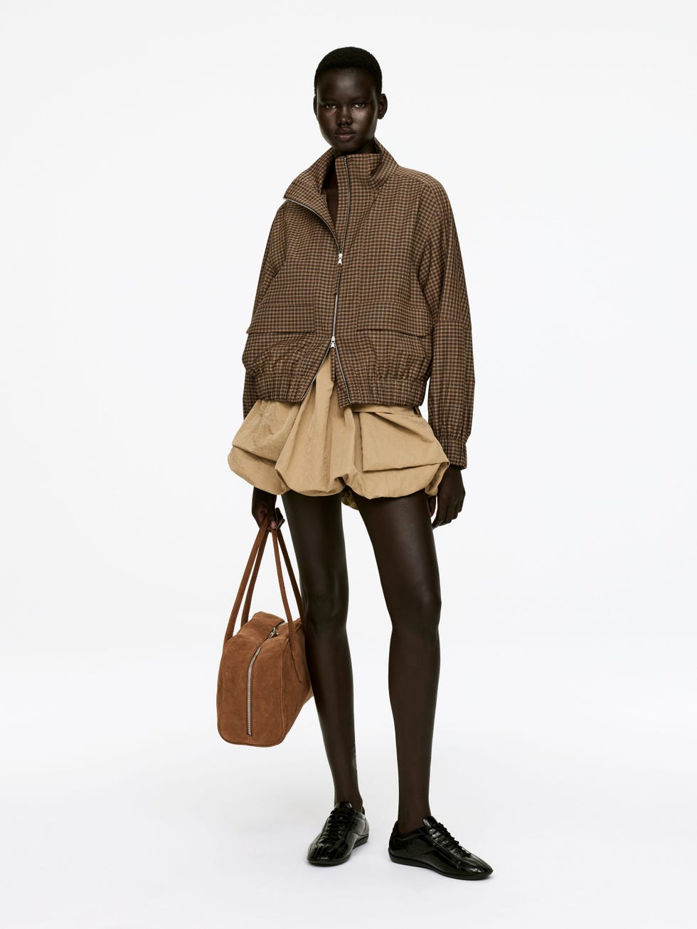 Arket Check Zip Jacket